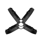 Lionel Bondage Harness in Black Faux Leather Default Title Mens Harnesses